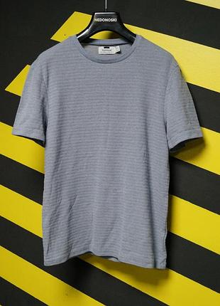 Фактурная однотонная футболка