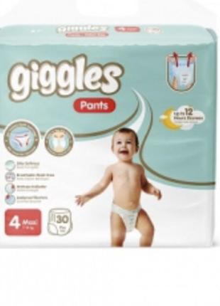 Підгузники-трусики 30 шт giggles twin maxi 4