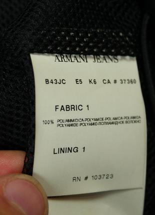 Armani jeans мужская куртка черная армани ветровка m l8 фото
