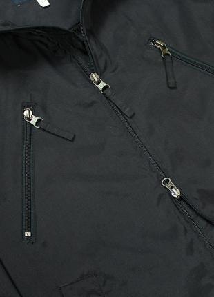 Armani jeans чоловіча куртка чорна армані вітровка m l2 фото