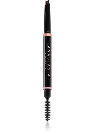 Anastasia beverly hills brow definer dark brown олівець для брів4 фото