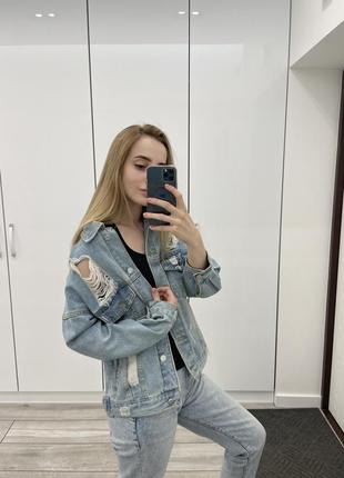 Джинсова куртка3 фото