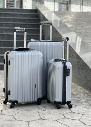 Якісна польська валіза ,абс пластик + ,кодовий замок ,дорожня сумка ,wings ,2 фото
