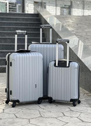 Якісна польська валіза ,абс пластик + ,кодовий замок ,дорожня сумка ,wings ,6 фото