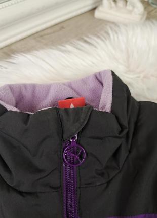 Брендовая стильная демисезонная куртка на девочку puma💜🖤9 фото