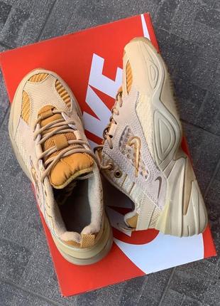 Кроссовки в стиле nike m2k tekno brown