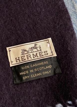 Кашемир шарф hermes оригинал3 фото