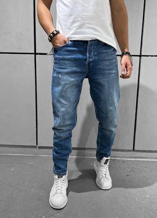 Джинсы мужские базовые синие турция / джинси чоловічі базові сині6 фото