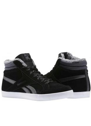 Деми хайтопы из натуральной замши reebok Aztec royal aspire 2 оригинал