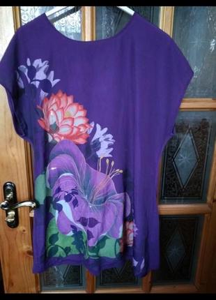 Оригінальна літня блуза туніка1 фото