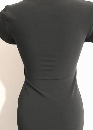 Платье мини черного цвета6 фото