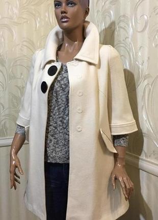 Демісезонне пальто - вовна/акрил, siares, розмір s