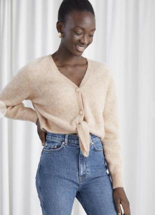 Вкорочений кардиган & other stories в стилі cos arket