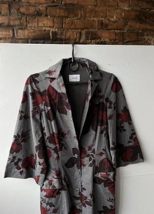 Erdem women’s floral print premium coat jacket жіноче преміальне пальто2 фото