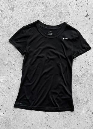 Nike dri-fit women’s black t-shirt футболка