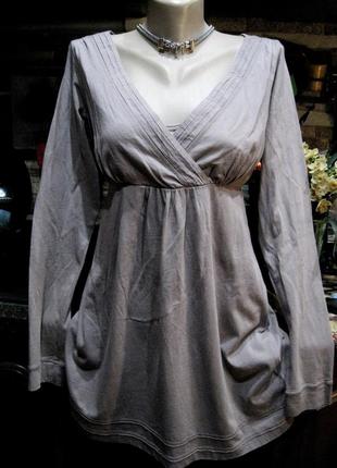 Трикотажное платье туника кофе с молоком от fat face новое с бирками1 фото