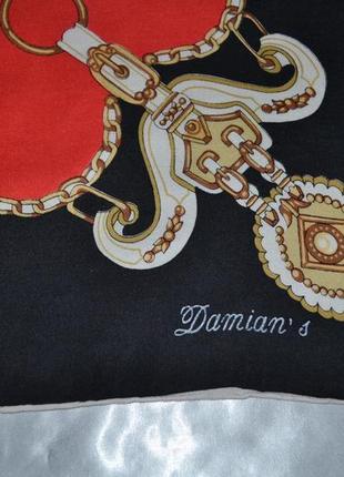 Красивый шелковый платок damian's4 фото