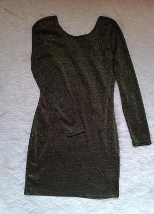 Модне плаття золотистого кольору