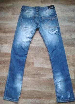 Крутые джинсы рванки zacstyle р.36, замеры на фото5 фото