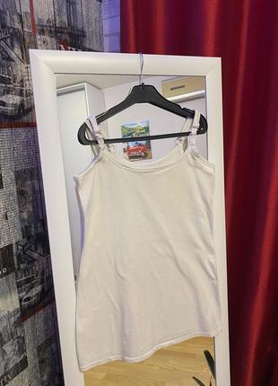 Белая майка для кормления, mothercare, m