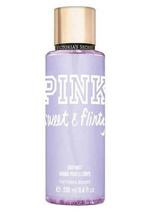 Парфюмированный спрей для тела victoria’s secret pink sweet &amp; flirty 250 мл