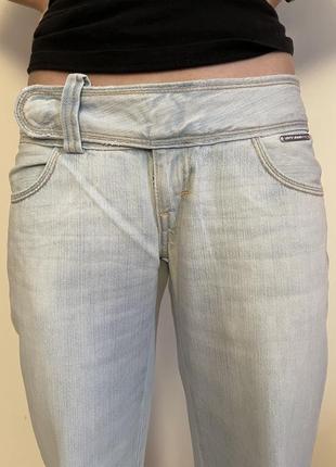 Широкие женские джинсы джинсы клёш3 фото