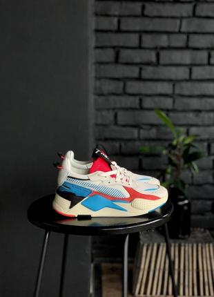 Шикарні жіночі кросівки puma rs x toys beige 😍 (весна/ літо/ осінь)