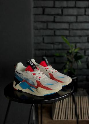 Шикарні жіночі кросівки puma rs x toys beige 😍 (весна/ літо/ осінь)4 фото