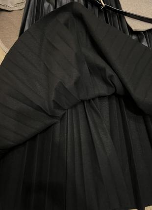 Спідниця полісе гафре юбка чорна4 фото
