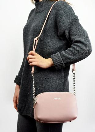 Сумка на длинной ручке cross-body сумочка трендовая и стильная кроссбоди david jones3 фото