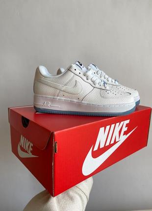 Женские кроссовки nike air force 1 low white blue 36-37-38-39-40