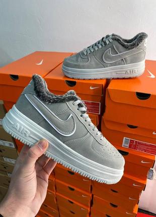 Кросівки черевики замшеві, зимові з хутром nike suede winter . кроссовки зимние с мехом1 фото