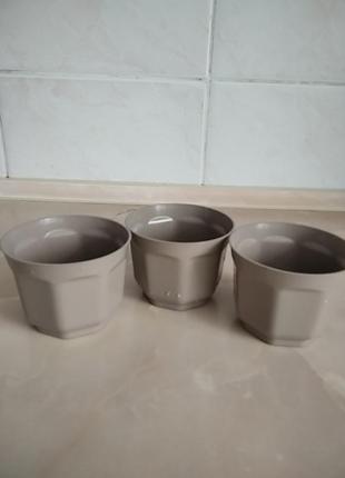 Горщик для кактусів ankona cactus-8 0,2 л бежевий за 4 шт 3