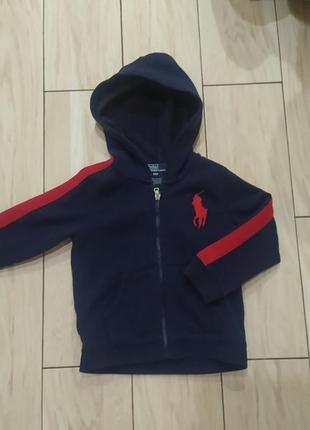 Идеальная теплая худи толстовка polo ralph lauren на мальчика 2 года1 фото