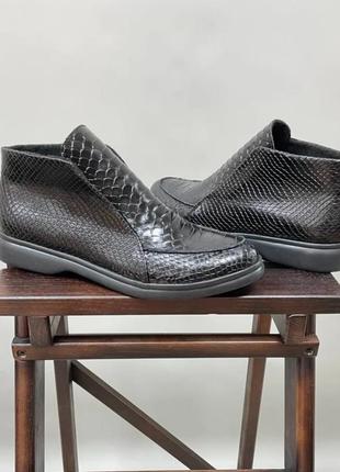 Шкіряні чорні затйопи лофери lori 🦦натуральна шкіра замш пітон 36-41
