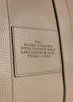 Marc jacobs medium tote bag beige leather 5