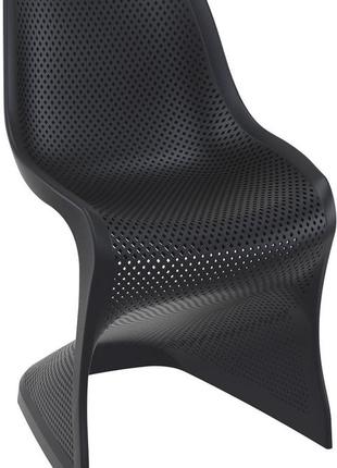 Кресло пластиковое bloom chair, siesta,турция черное