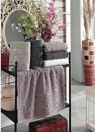 Махровий рушник lux cotton 50*90 см philippus 6 шт./пач., туреччина