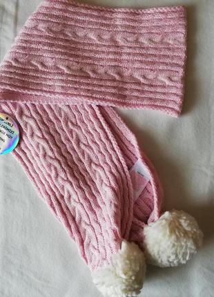 Ніжно-рожевий шарф для дівчинки, розмір універсальний, lc waikiki