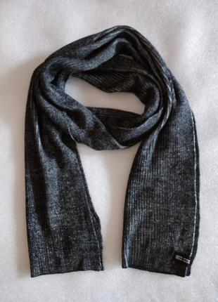 Красивий стильний сірий шарф унісекс2 фото