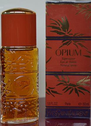 Opium yves saint laurent eau de toilette 50 ml spray vintage formula