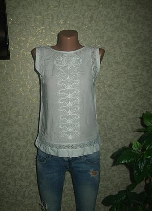Блузка,майка с вышевкой h&m