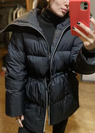 Пуховик натуральный пух куртка пуффер стёганая зима h&m premium5 фото
