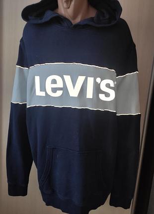 Стильный батник кофта реглан пайта бренд levi's.хл.
