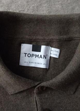 Брендова кофта поло topman.6 фото