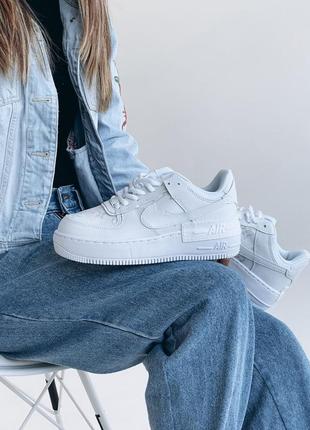 Женские кроссовки nike air force 1 shadow white 36-37-38-39-40