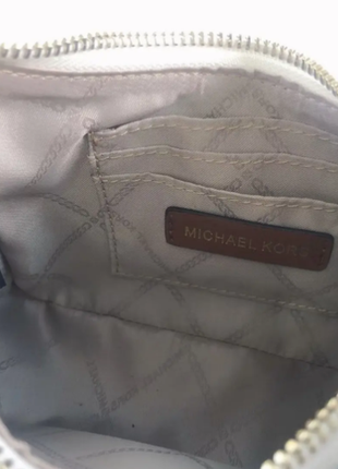 Женская сумка michael kors jet set charm beige бежевая6 фото