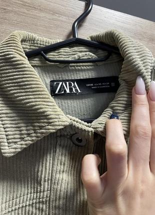 Сорочка вельветова zara5 фото