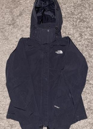 Мембранна куртка The the north face face чорні hyvent, оригінал, розмір xs