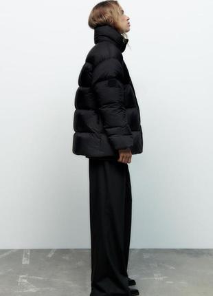 Натуральний пуховик  зара zara4 фото